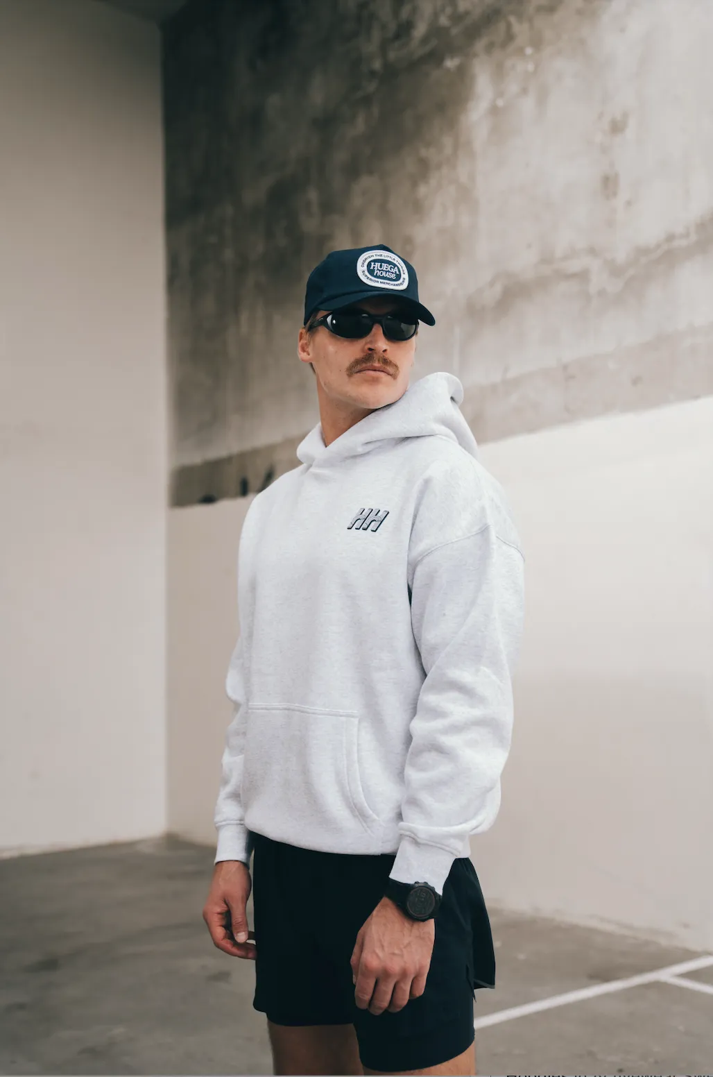 Track Hoodie | Heather Grey sold by Huega House product image thumbnail 5