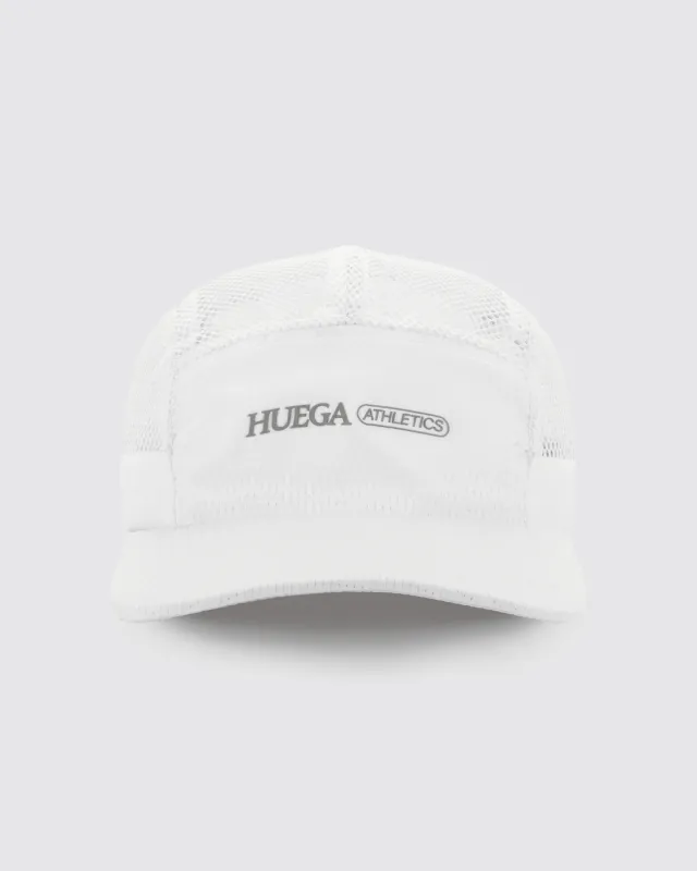 Flow | White Running Hat made by Huega House