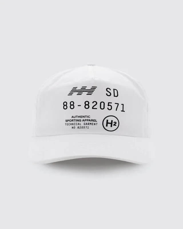 Aero | White Nylon Hat made by Huega House