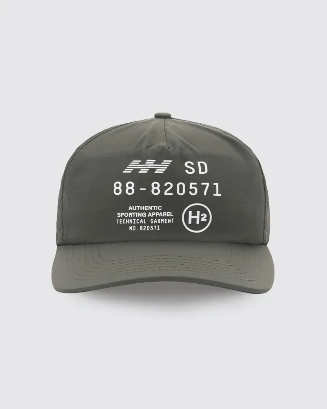 Aero | Graphite Nylon Hat made by Huega House