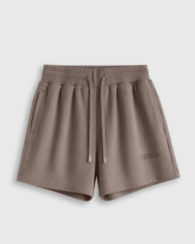Essential Sweat Shorts | Taupe made by Huega House
