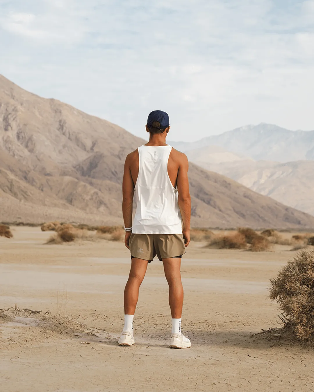 Men’s 5” Run Shorts | Taupe sold by Huega House product image thumbnail 4