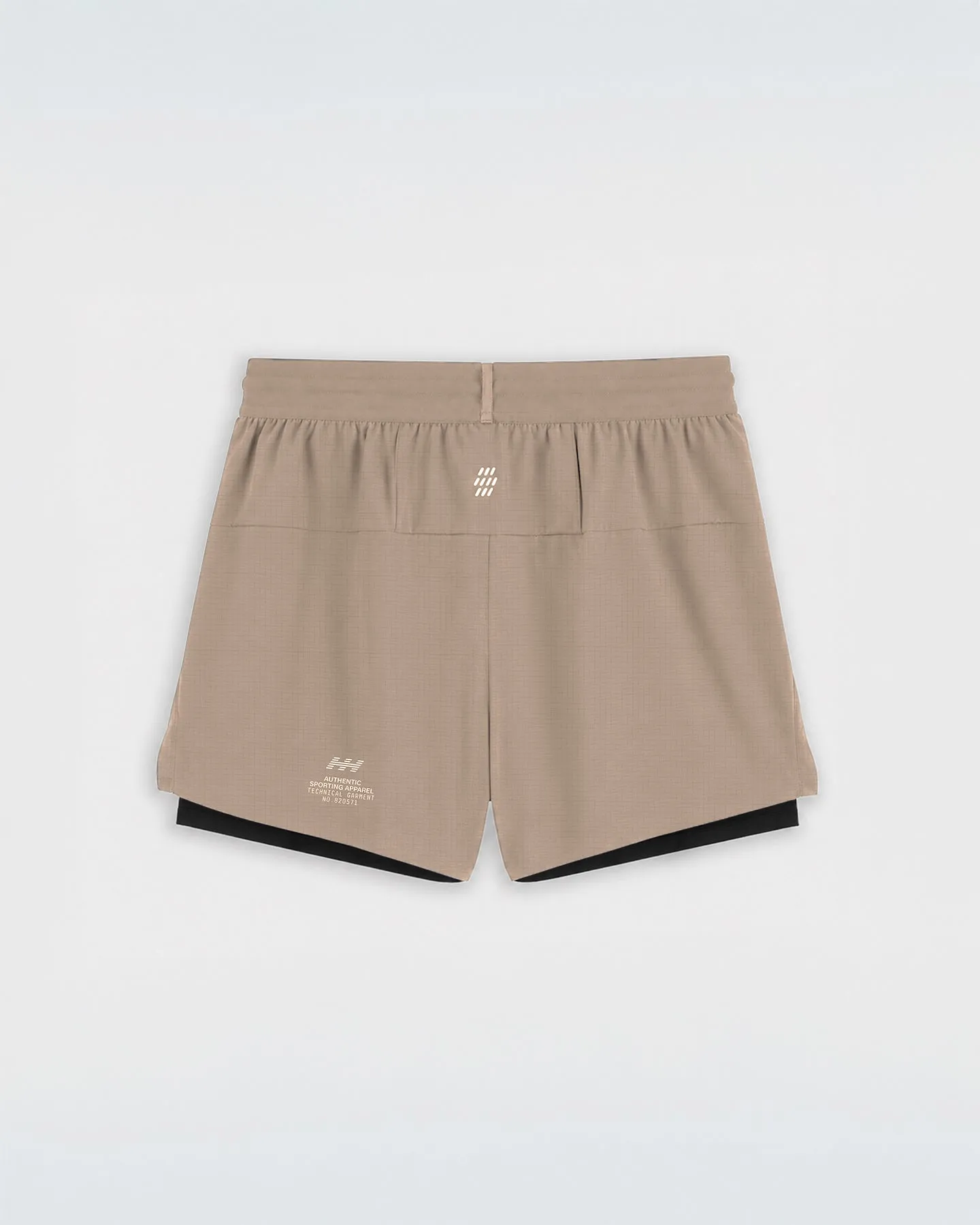 Men’s 5” Run Shorts | Taupe sold by Huega House product image thumbnail 5