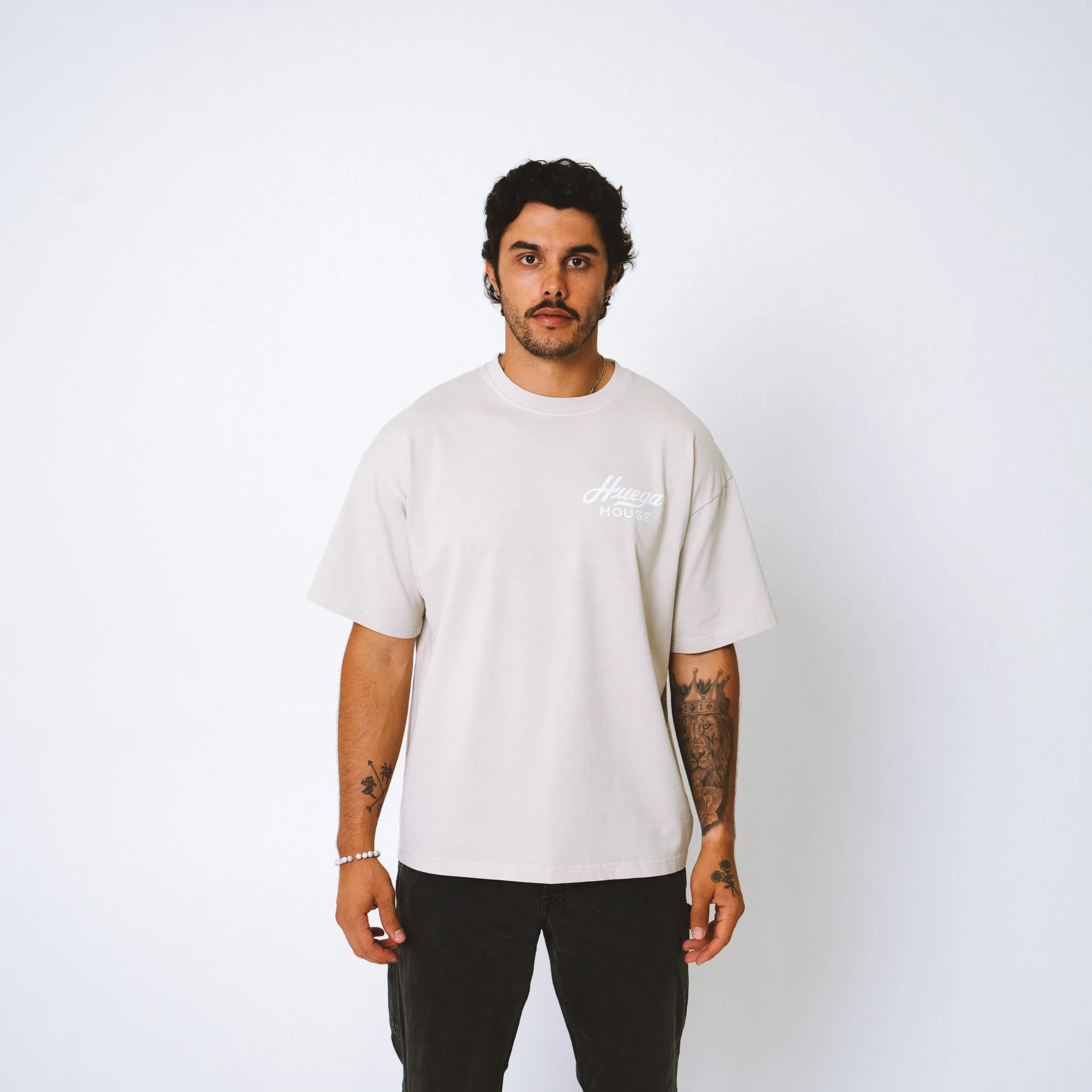 Beige T-shirt sold by Huega House product image thumbnail 3