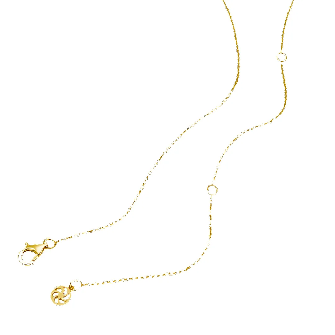 14K Diamond Armenian Initial Necklace sold by IceLink product image thumbnail 4