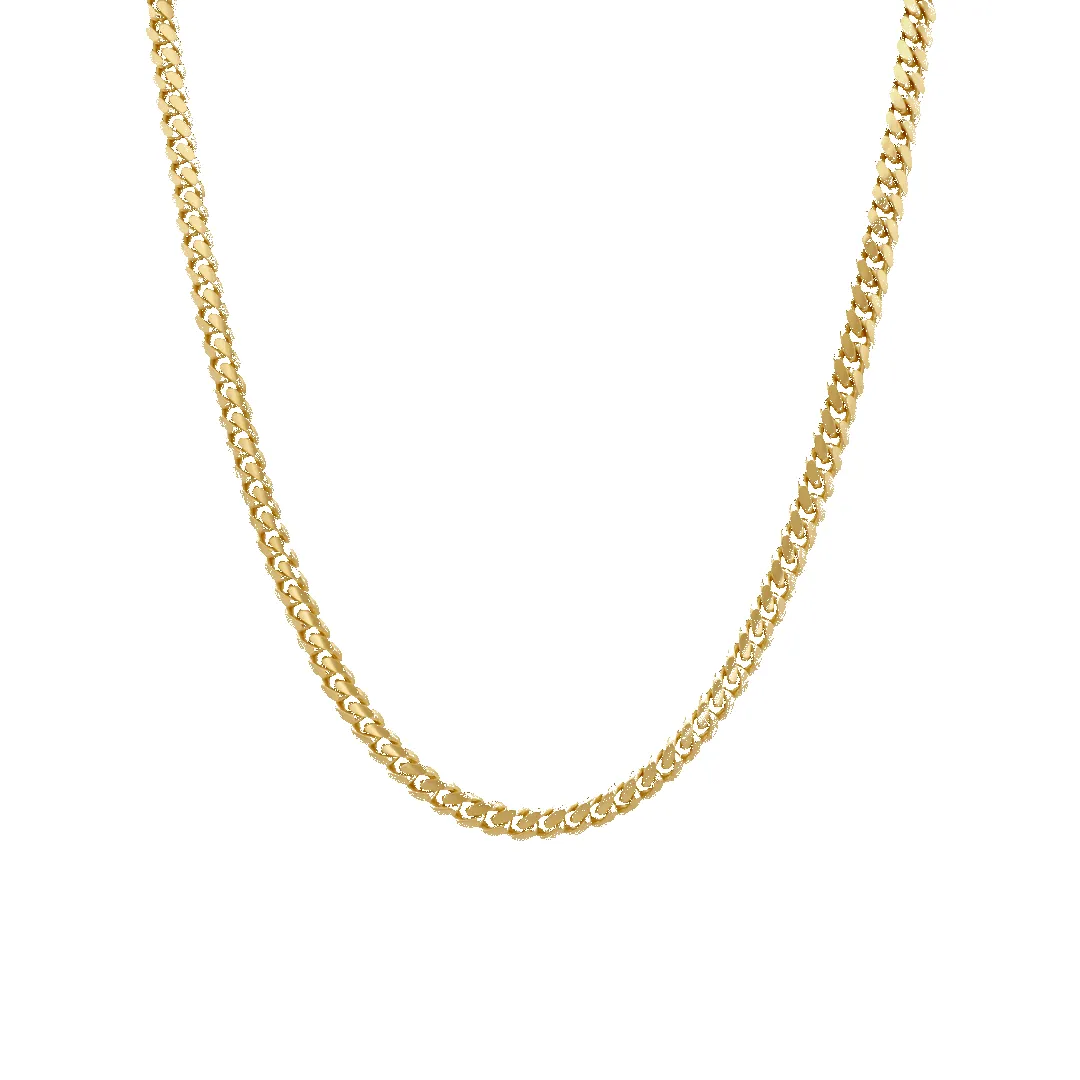 14K 7mm Miami Cuban Link Chain sold by IceLink