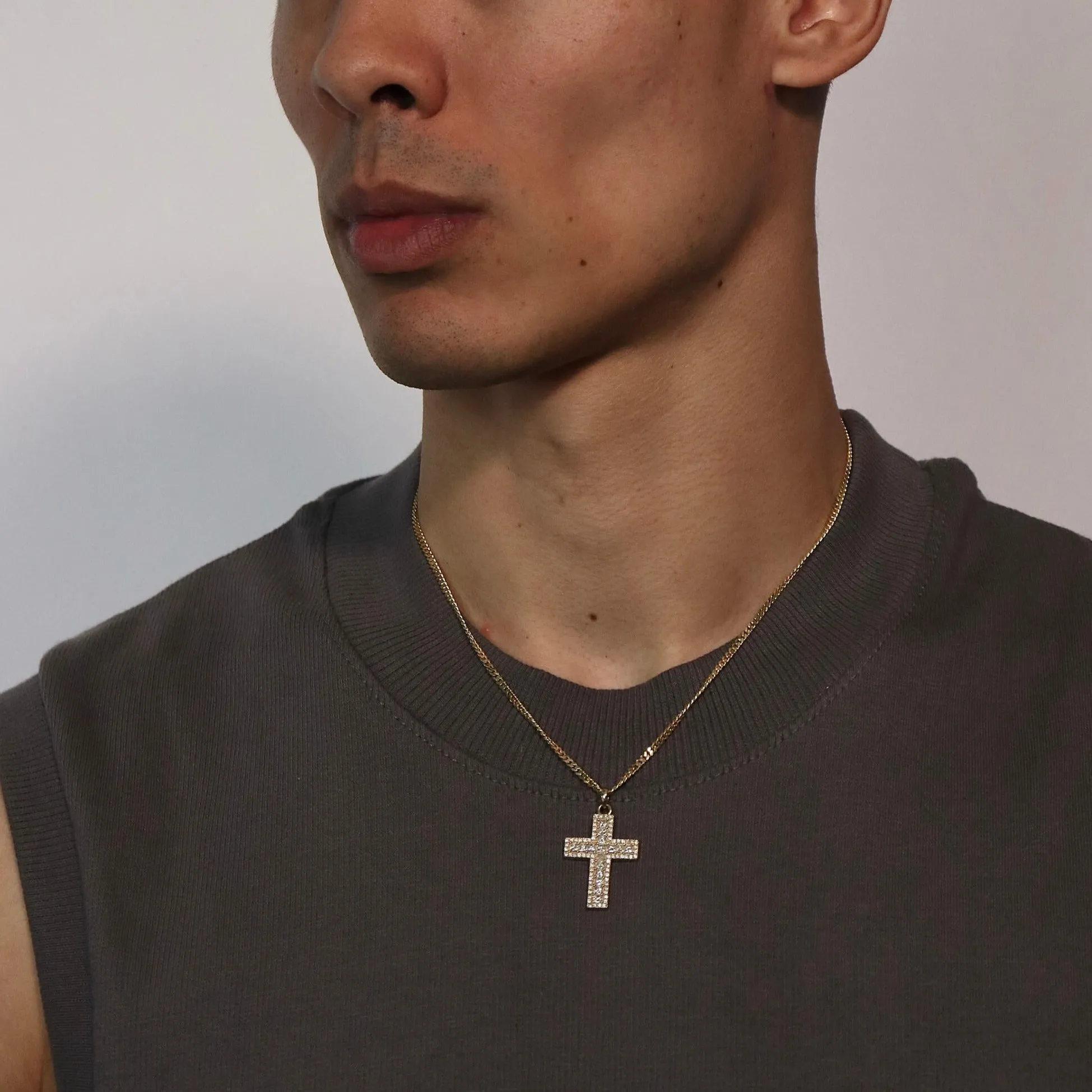 14K Amalfi Diamond Cross sold by IceLink product image thumbnail 2