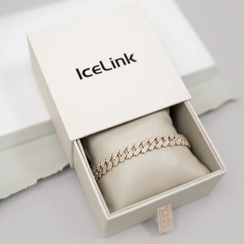 14K Miami XL Link ID Diamond Bracelet sold by IceLink product image thumbnail 3