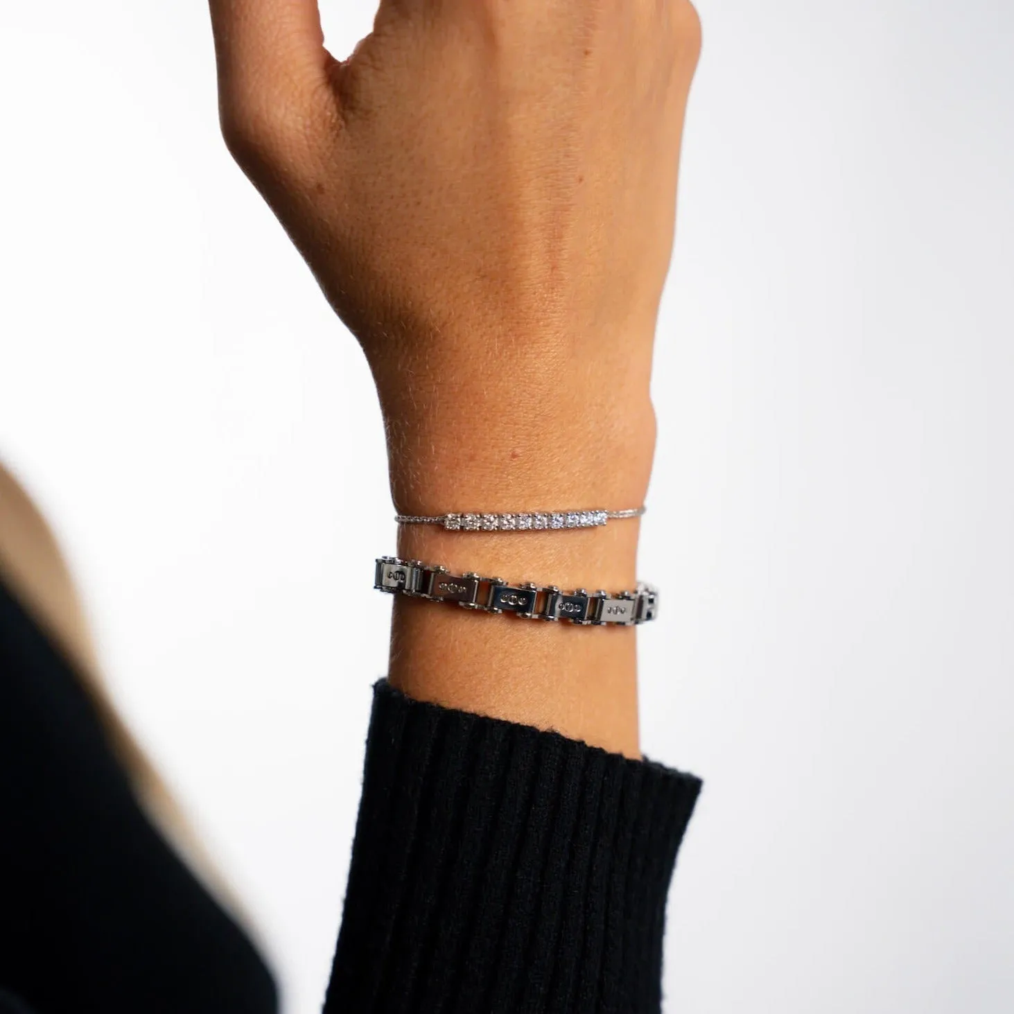 Steel 6MM Bicycle Bracelet sold by IceLink product image thumbnail 4