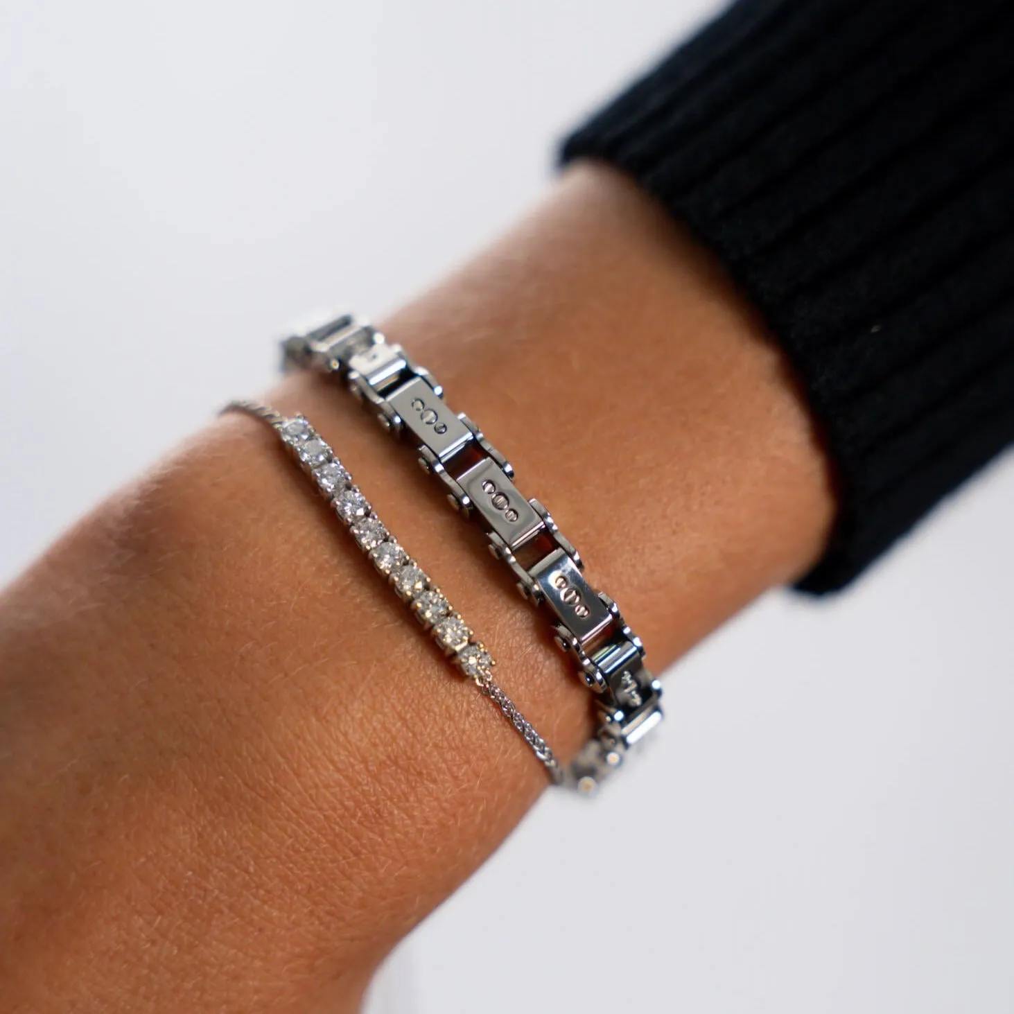 Steel 6MM Bicycle Bracelet sold by IceLink product image thumbnail 2