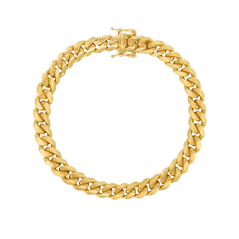 14K 7mm Miami Cuban Link Bracelet sold by IceLink