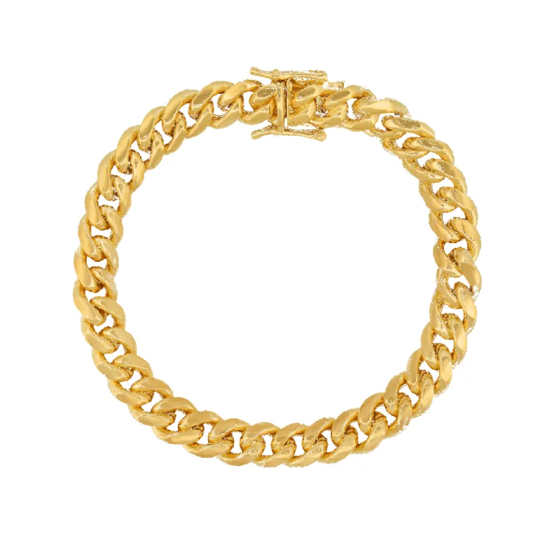 14K 9mm Miami Cuban Link Bracelet sold by IceLink