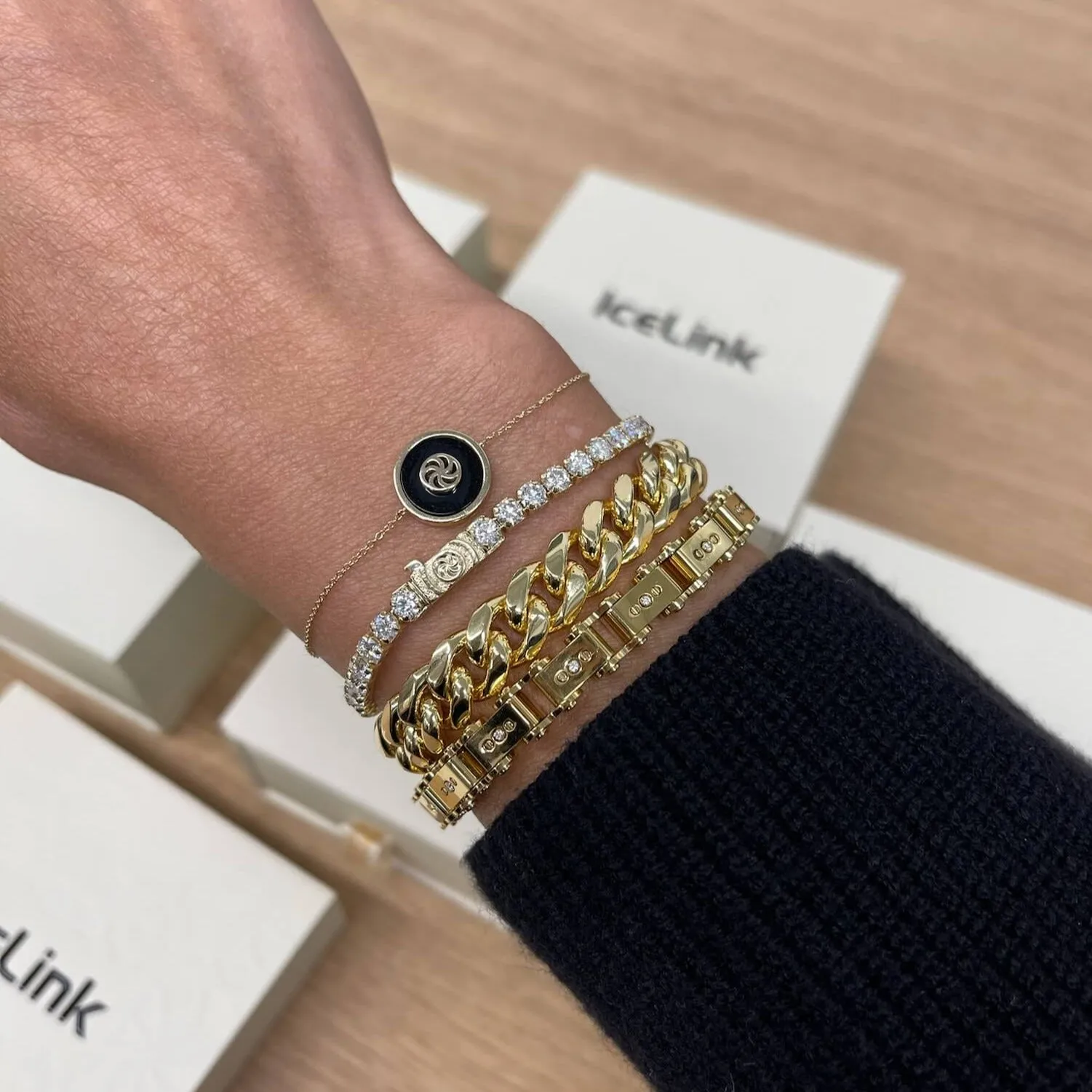 14K 9mm Miami Cuban Link Bracelet sold by IceLink product image thumbnail 4