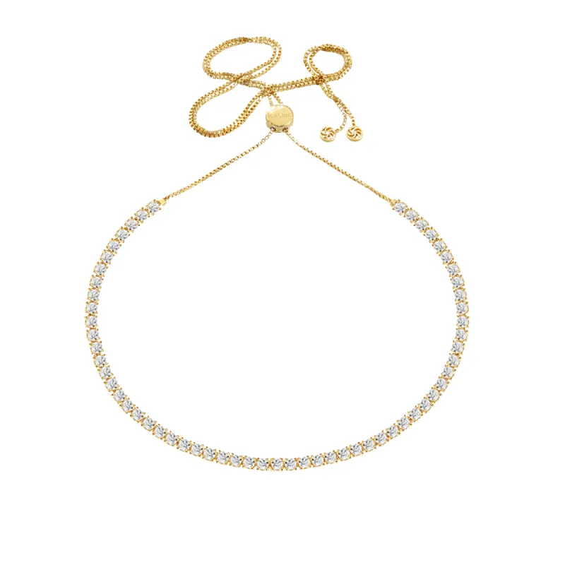 Classic Adjustable Tennis Necklace sold by IceLink