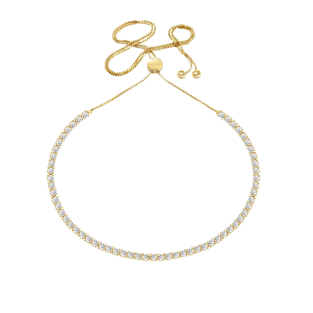 Classic Adjustable Tennis Necklace sold by IceLink