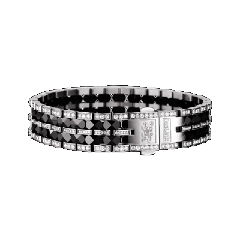 Oval Diamond Ceramic Bracelet (Sample Sale) sold by IceLink