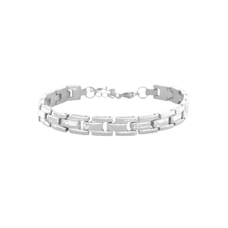 Flat Link Bracelet (Sample Sale) sold by IceLink