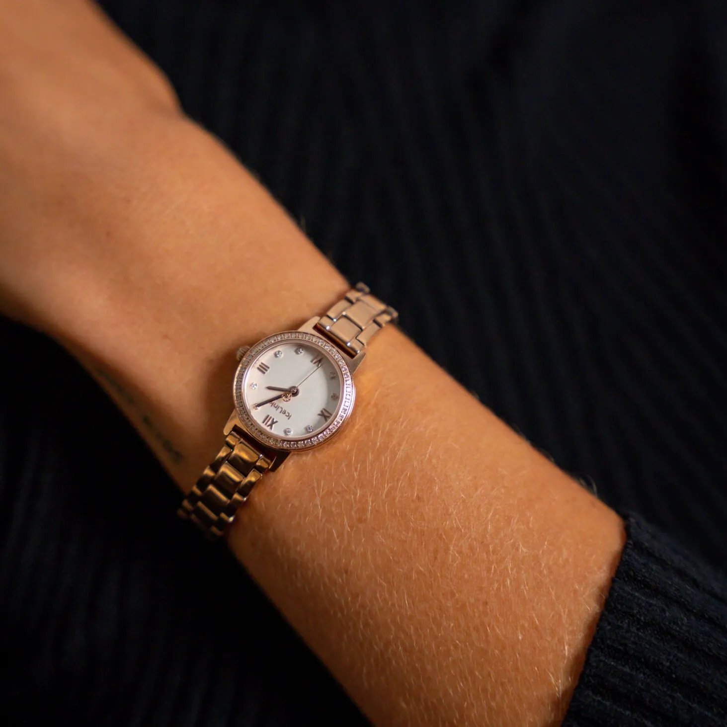Uptown 23.5mm Rose Gold Diamond Watch (sample sale) sold by IceLink product image thumbnail 2