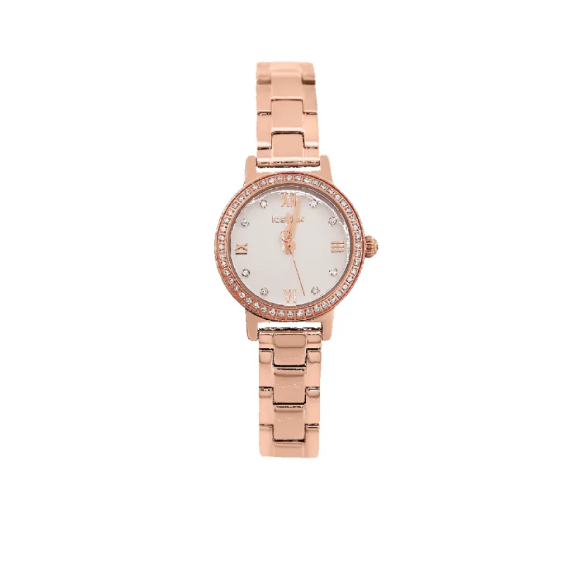 Uptown 23.5mm Rose Gold Diamond Watch (sample sale) sold by IceLink