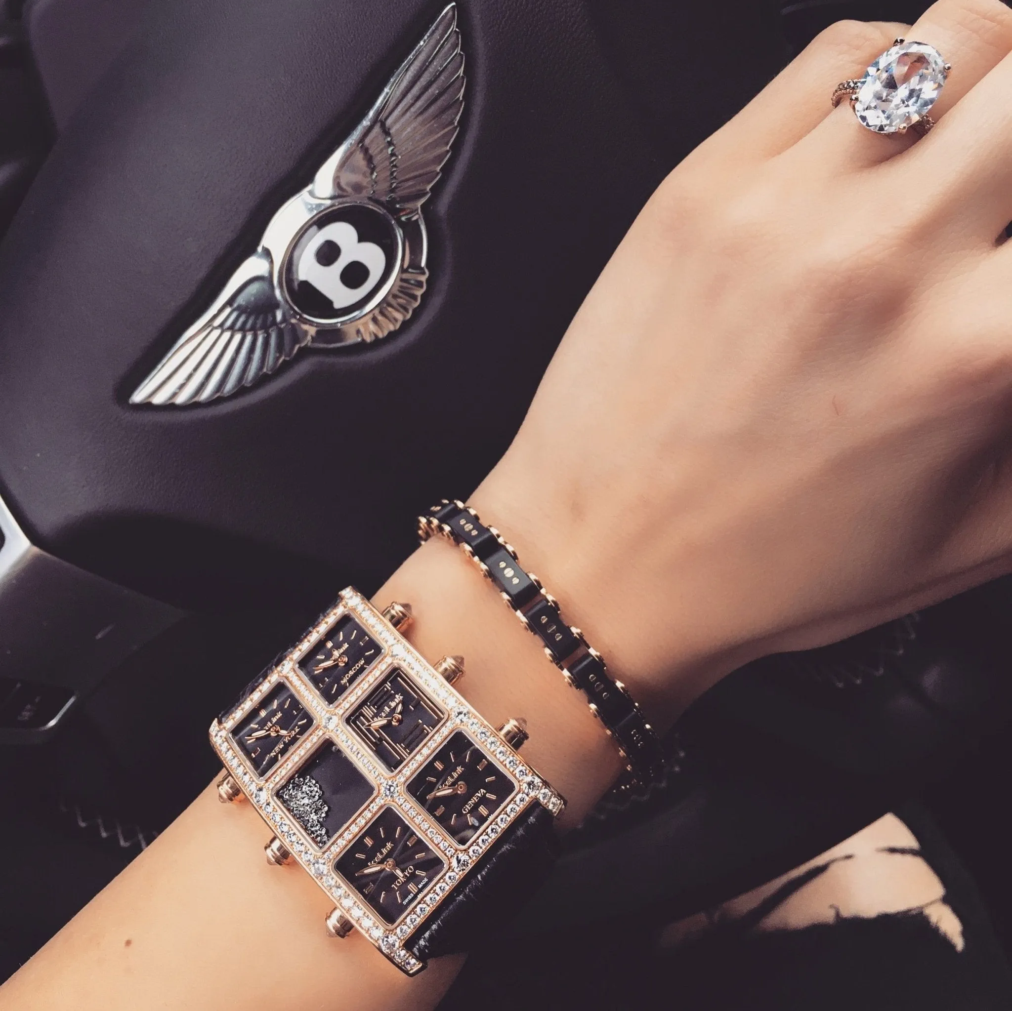 Carmela 6TZ Diamond Watch sold by IceLink product image thumbnail 3