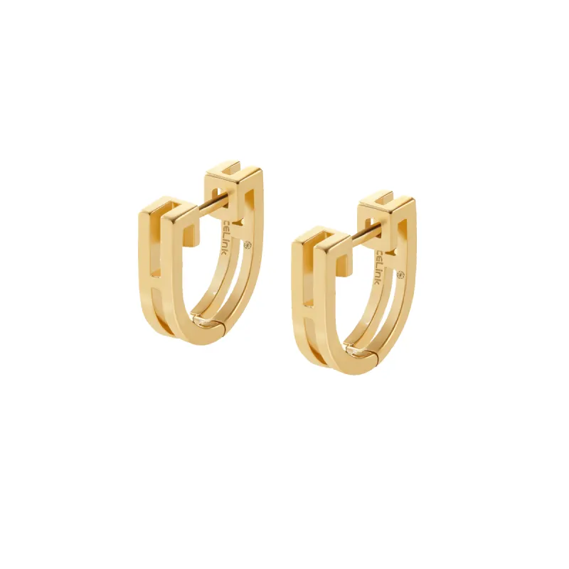 ILU Huggie Hoop Earrings sold by IceLink