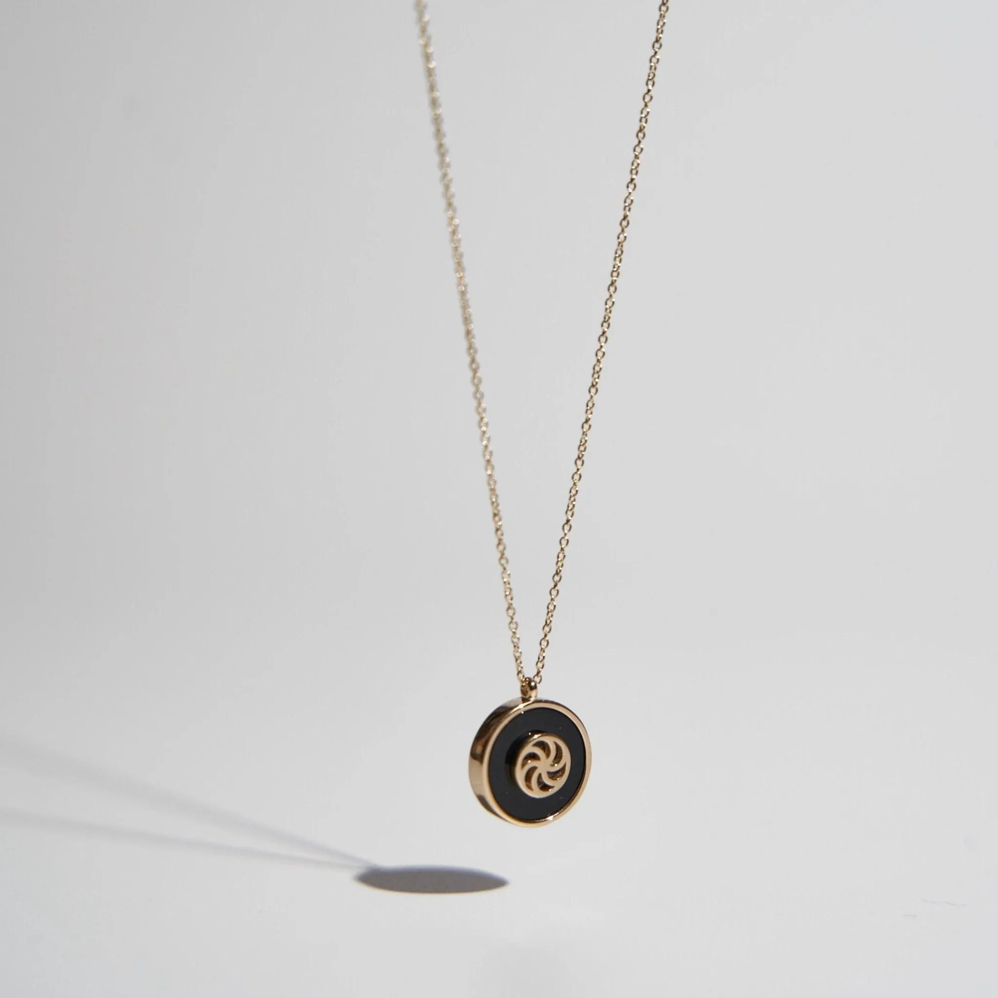 14K Onyx Eternity Necklace sold by IceLink product image thumbnail 3