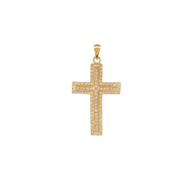 14K Golden Guardian Cross sold by IceLink