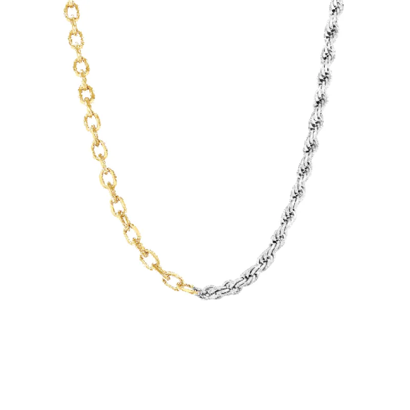 Two-Tone Chain Necklace (Sample Sale) sold by IceLink