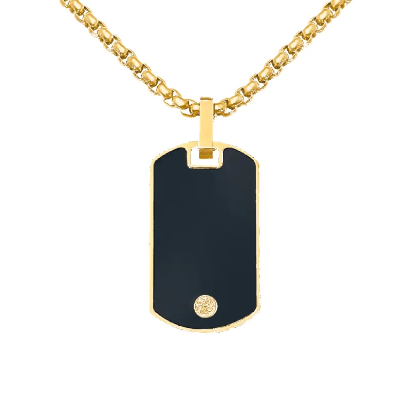 Drake Dog Tag Necklace (Sample Sale) sold by IceLink