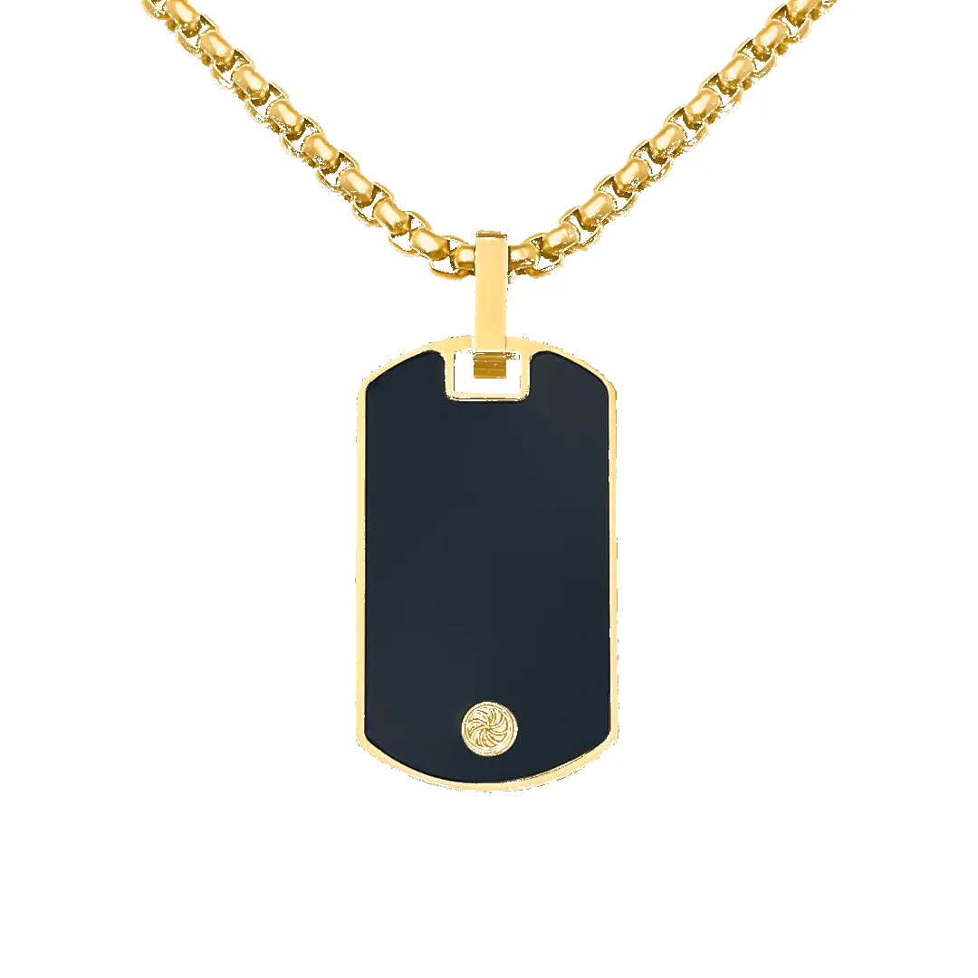 Drake Dog Tag Necklace (Sample Sale) sold by IceLink