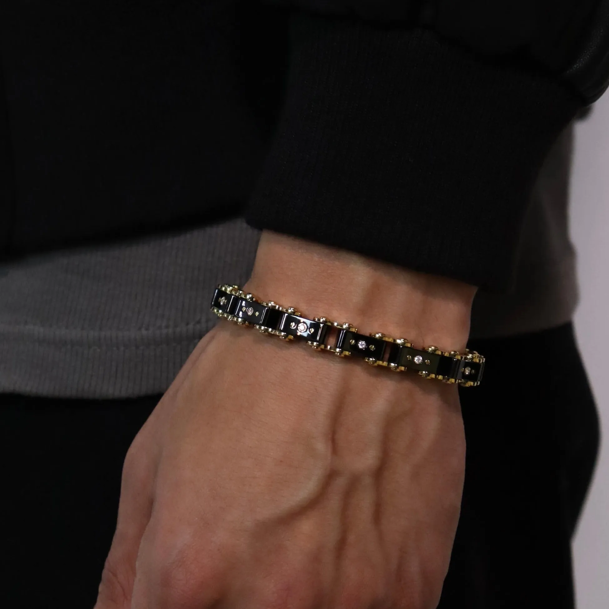 Black & Gold Diamond 9.5MM sold by IceLink product image thumbnail 2