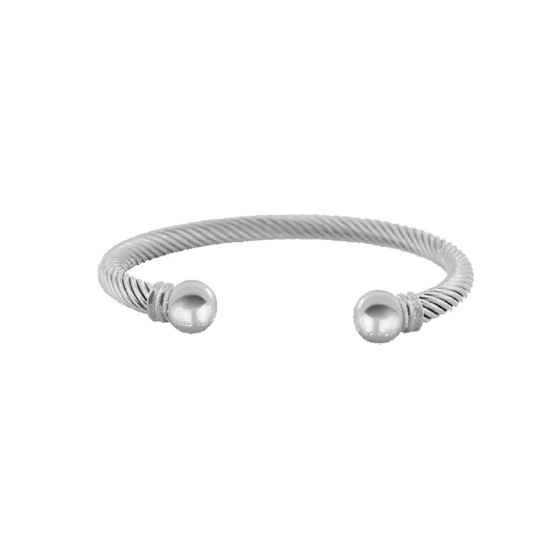 Cable Bangle Bracelet (Sample Sale) sold by IceLink
