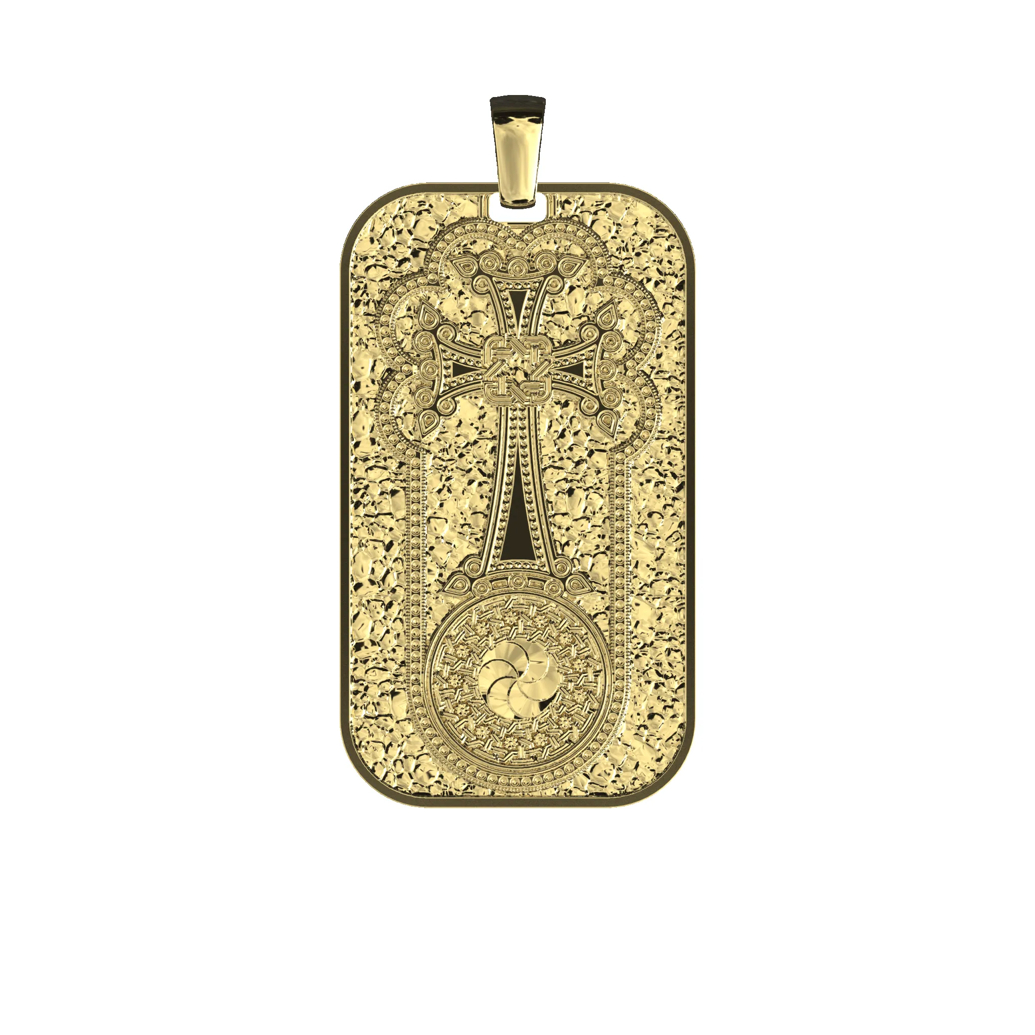 14K Armenian Dog Tag Pendant sold by IceLink