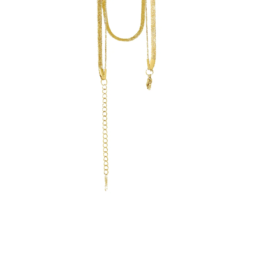 Herringbone Snake Necklace Set (Sample Sale) sold by IceLink product image thumbnail 2