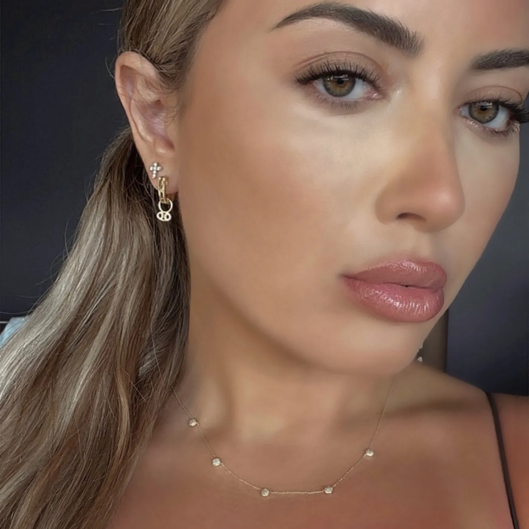 14K Nova Diamond Necklace sold by IceLink product image thumbnail 2