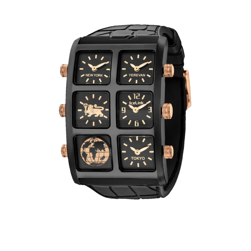 Nero Satin 6TZ Watch (sample sale) sold by IceLink