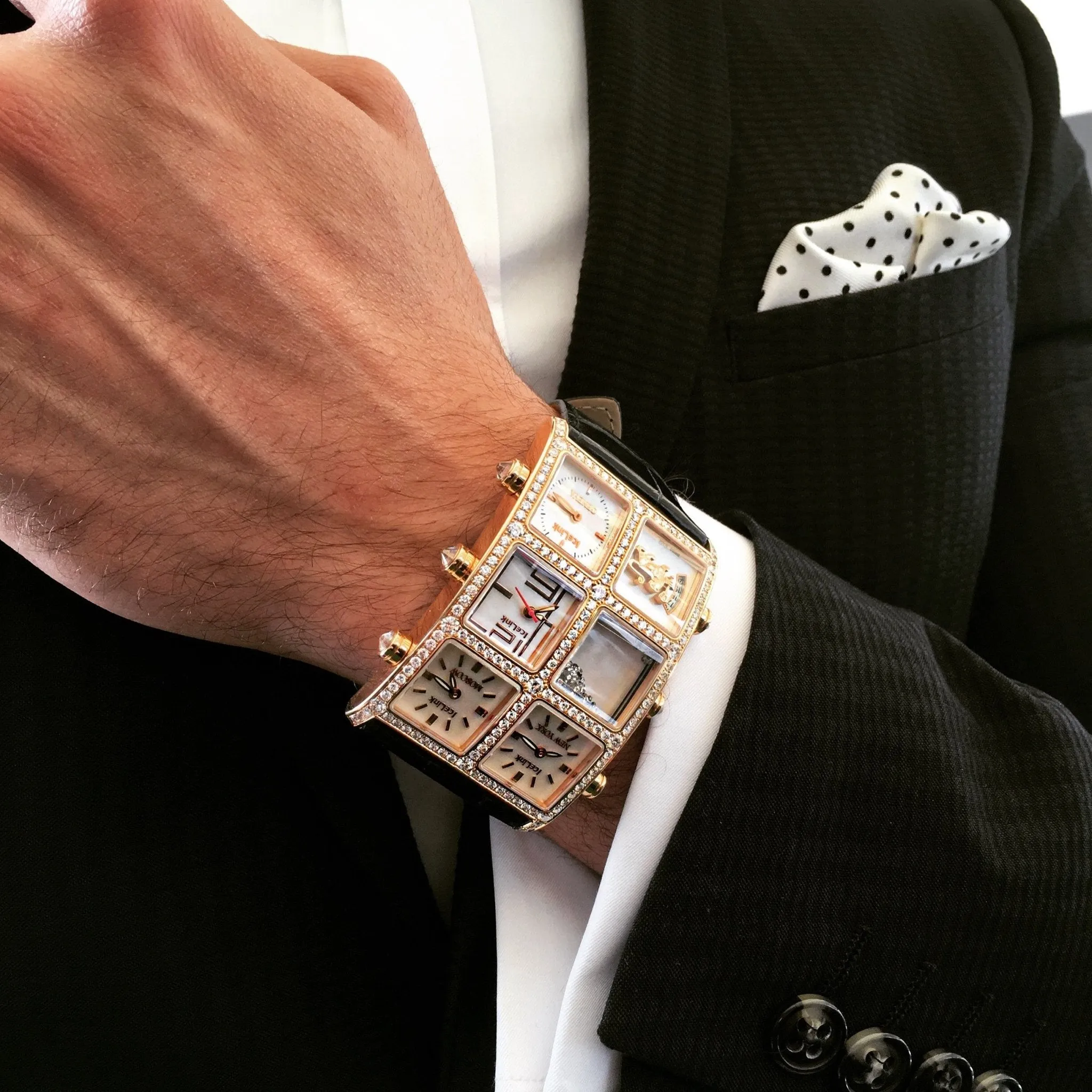 Aurelio 6TZ Diamond Watch sold by IceLink product image thumbnail 2