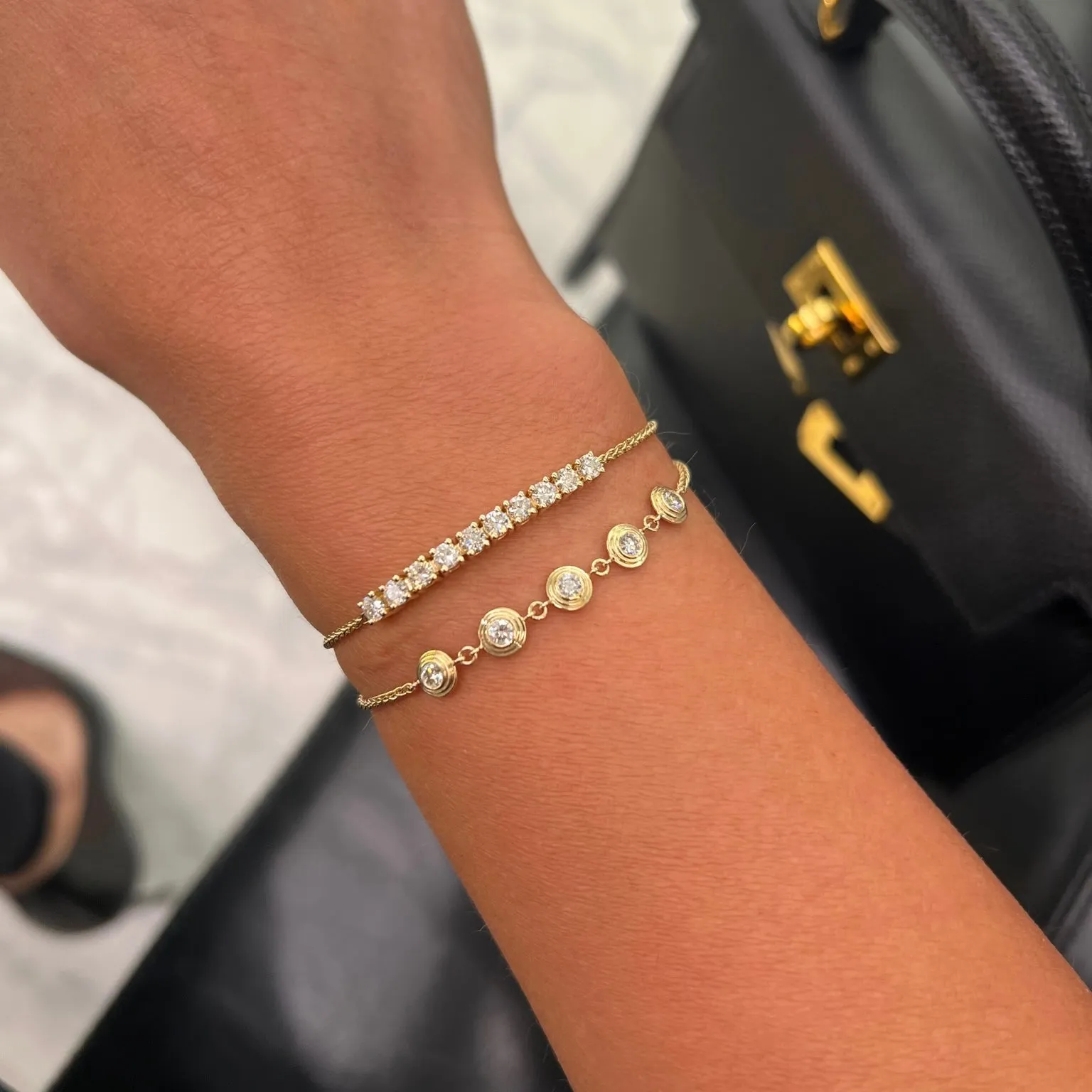 14K Lyla Diamond Tennis Bracelet sold by IceLink product image thumbnail 2