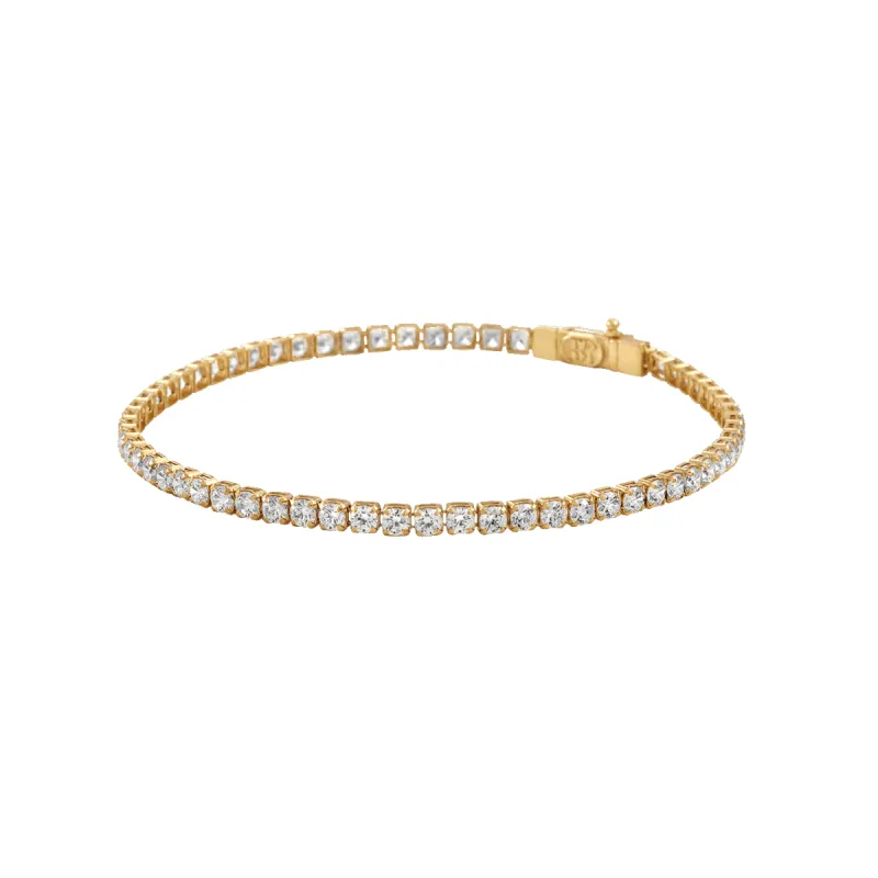 14K Gold Tennis Bracelet 2.75mm sold by IceLink
