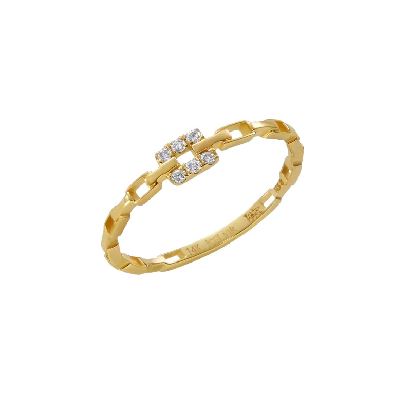 14K Ella Ring sold by IceLink