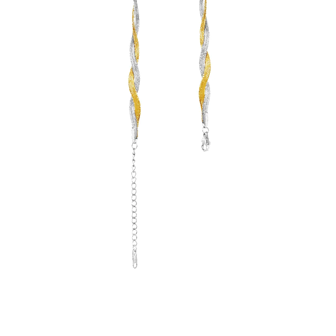 Two-Tone Herringbone Chain (Sample Sale) sold by IceLink product image thumbnail 2