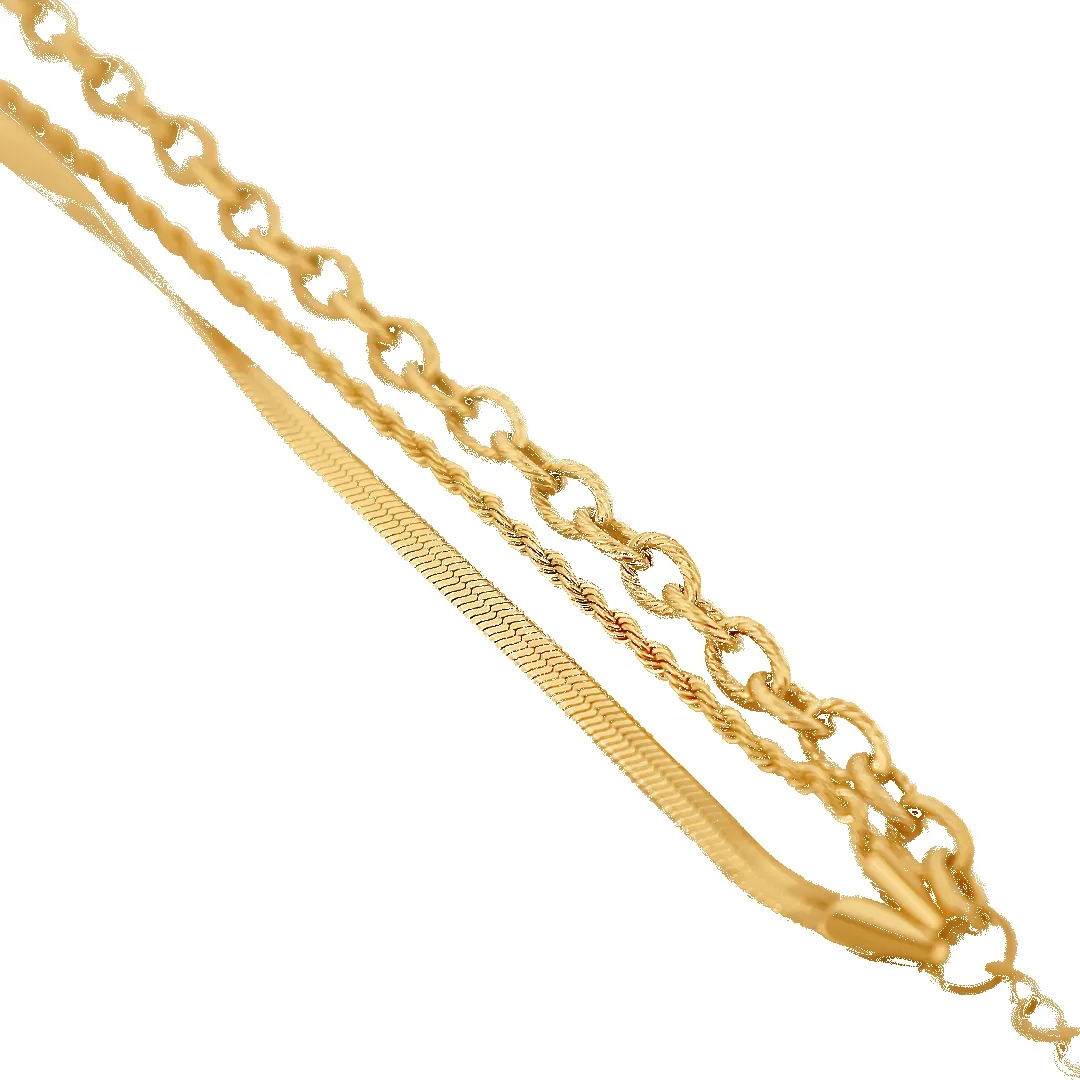 Triple Layer Bracelet Set (Sample Sale) sold by IceLink product image thumbnail 2