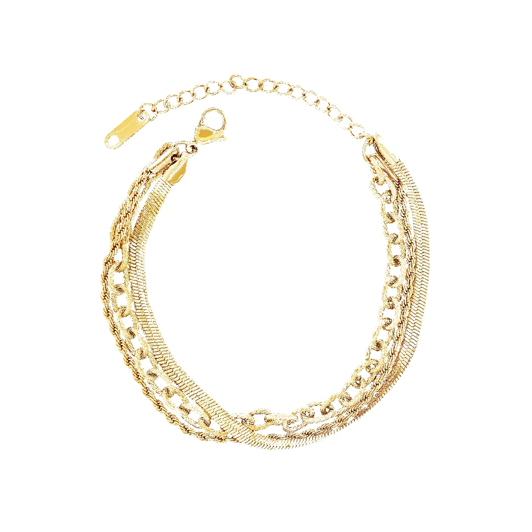 Triple Layer Bracelet Set (Sample Sale) sold by IceLink