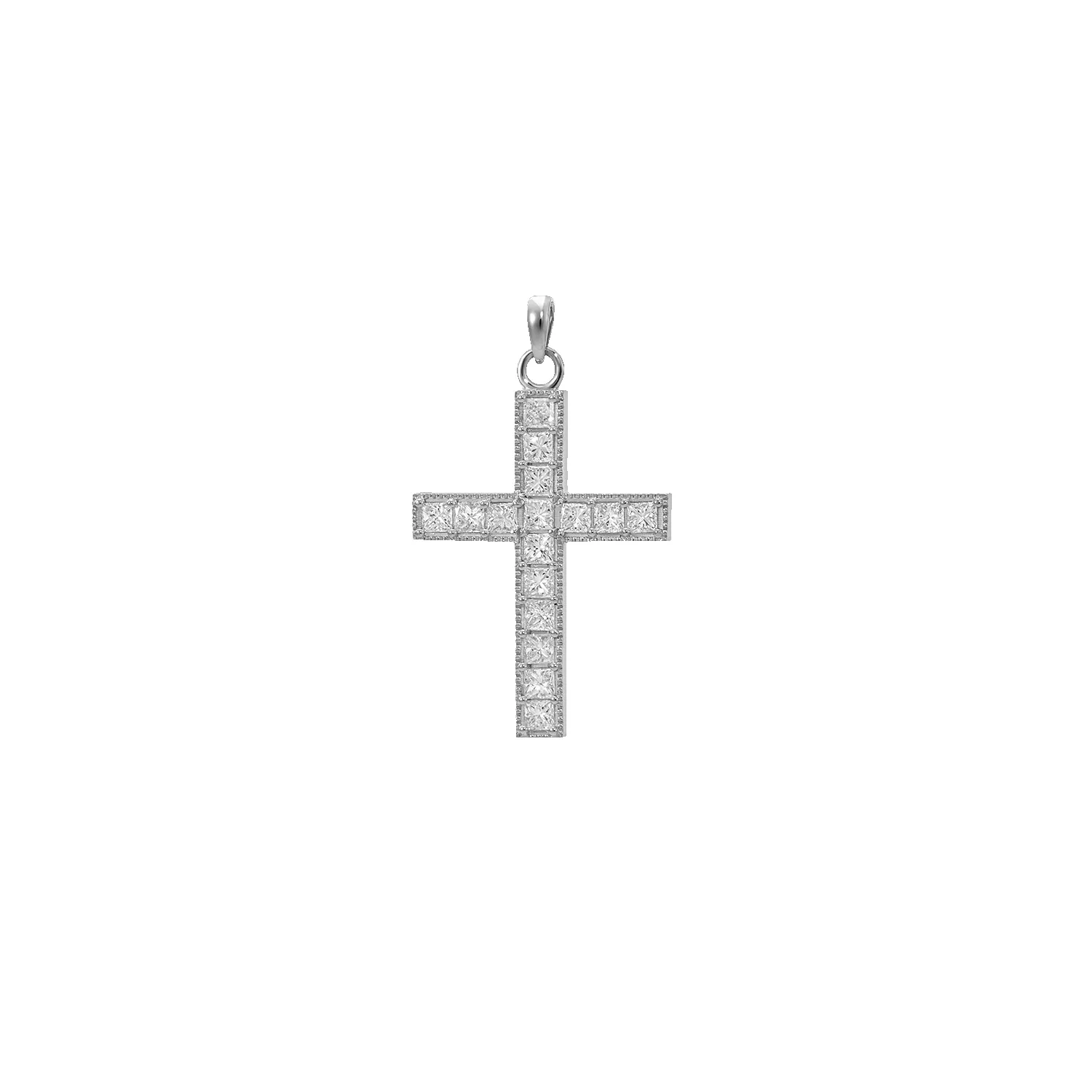 14K Verona Diamond Cross sold by IceLink product image thumbnail 2
