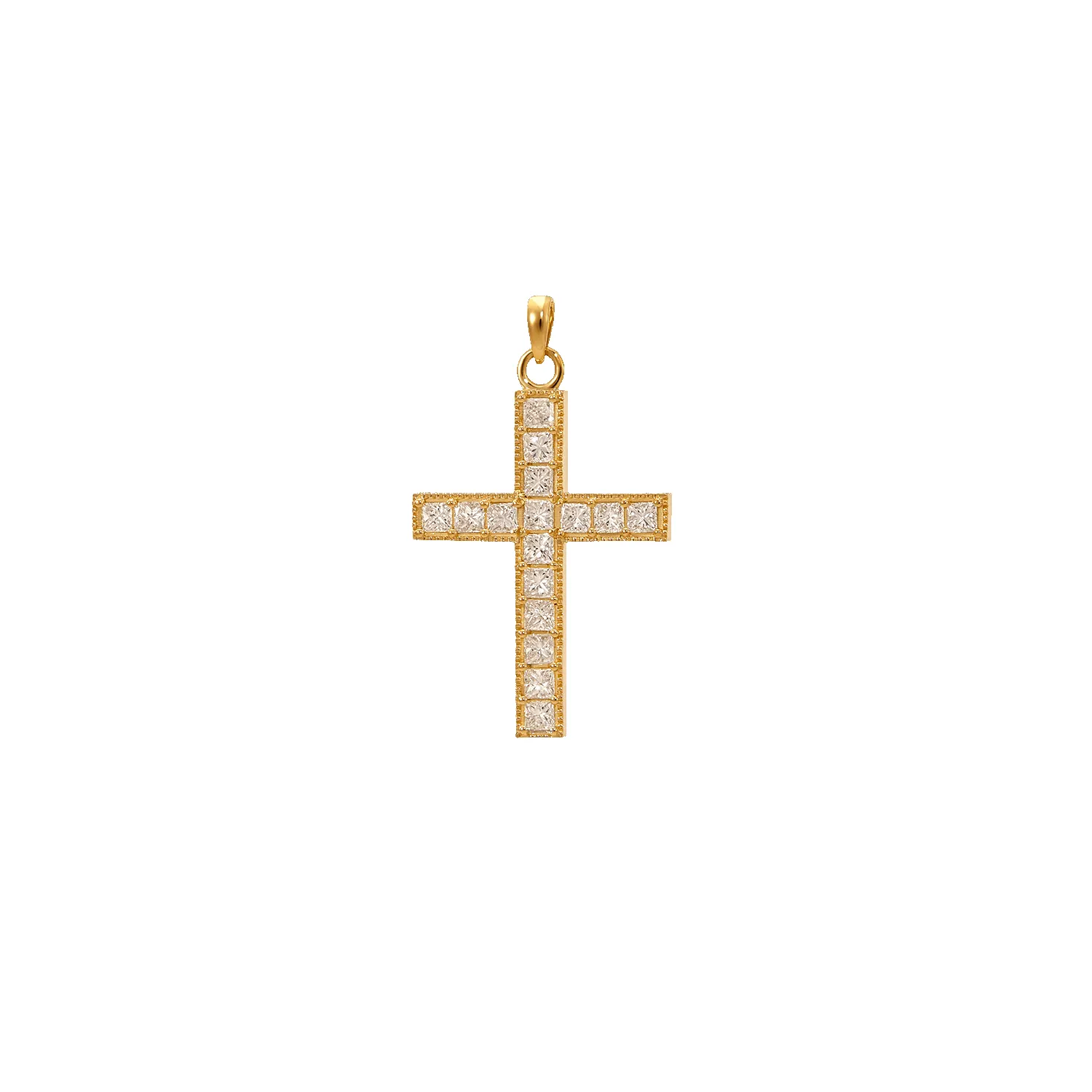 14K Verona Diamond Cross sold by IceLink