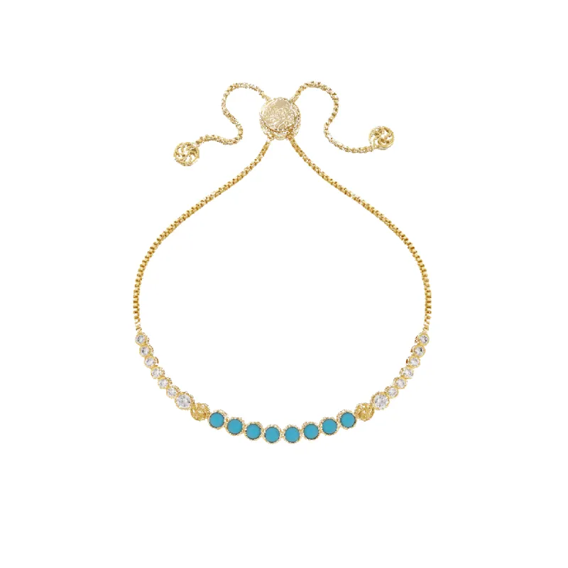 Turquoise Eternity Bracelet sold by IceLink