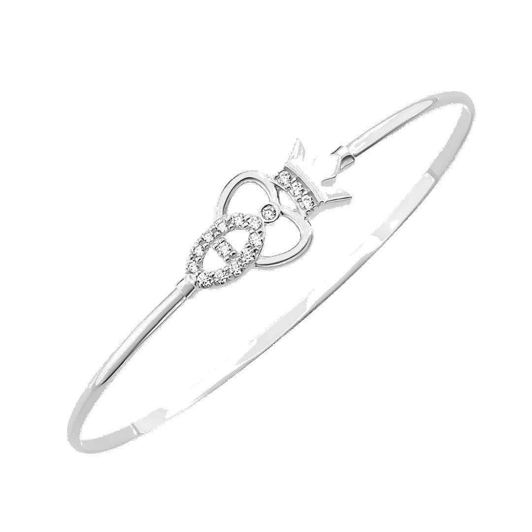 14K Princess Diamond Bangle (Sample Sale) sold by IceLink product image thumbnail 2