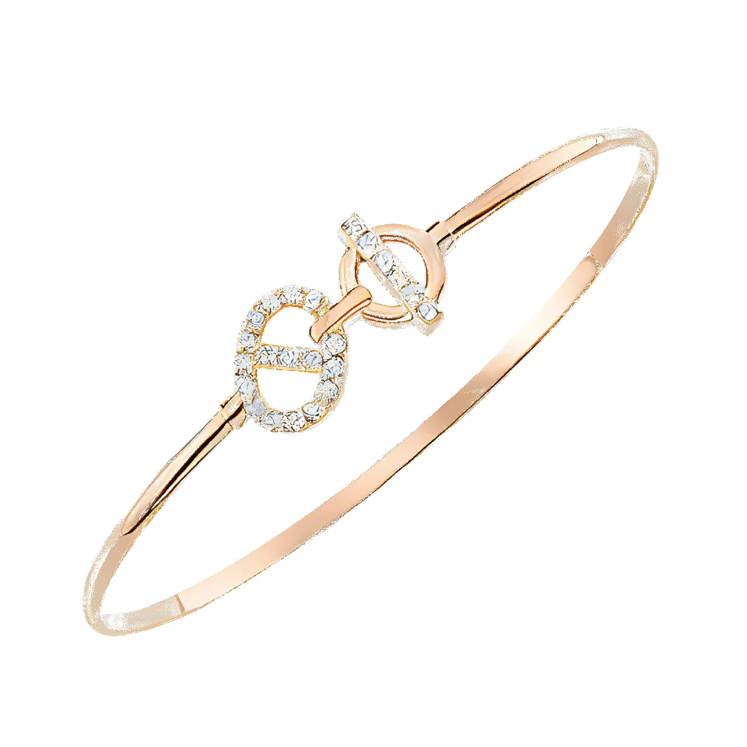 14K Olivia Diamond Bangle (Sample Sale) sold by IceLink product image thumbnail 3