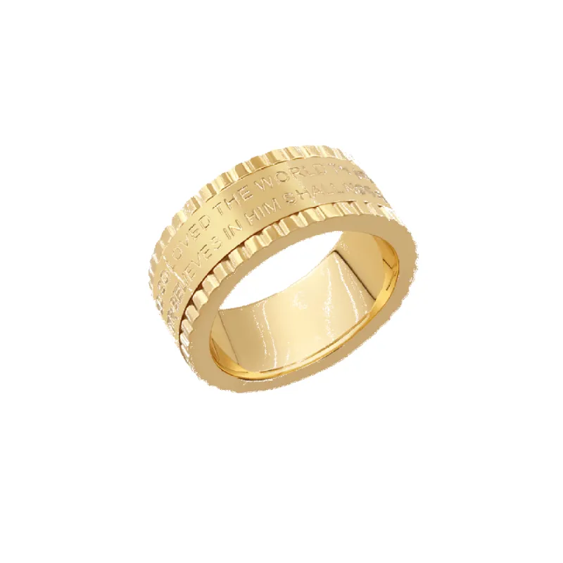John 3:16 Prayer Rotating Ring sold by IceLink