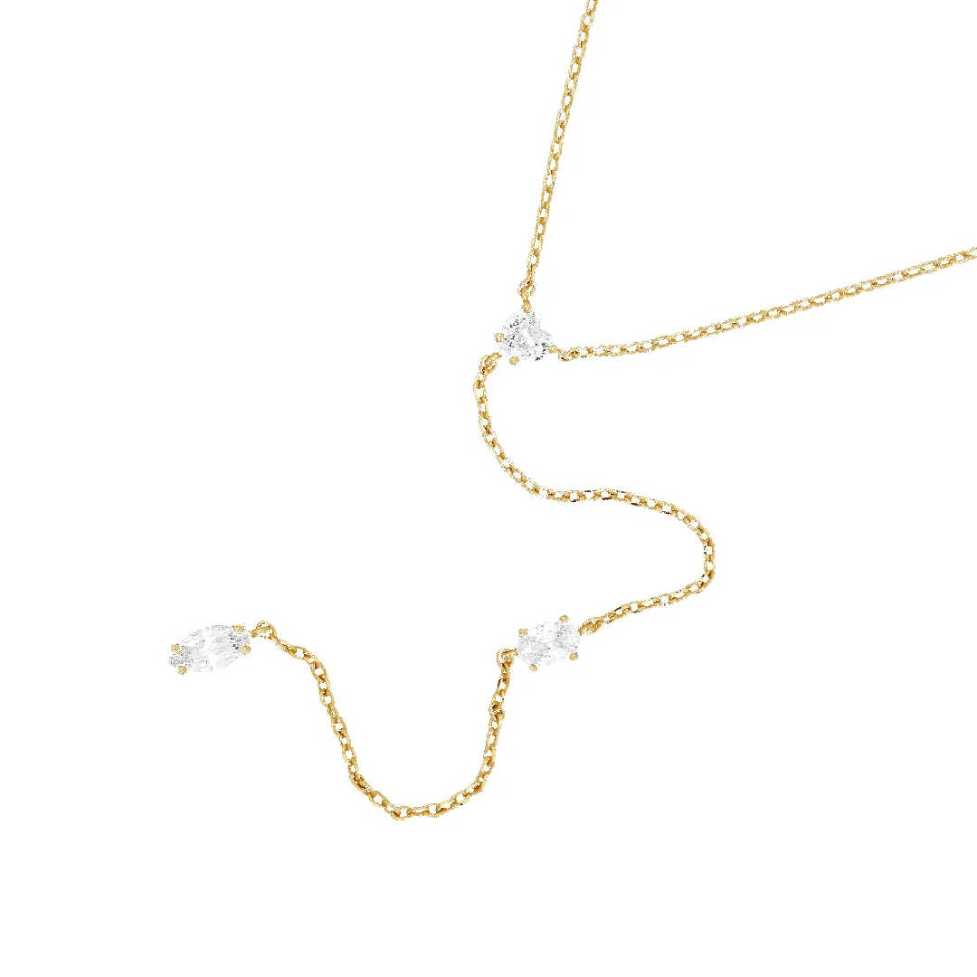 Capri Lariat Necklace (Sample Sale) sold by IceLink product image thumbnail 3